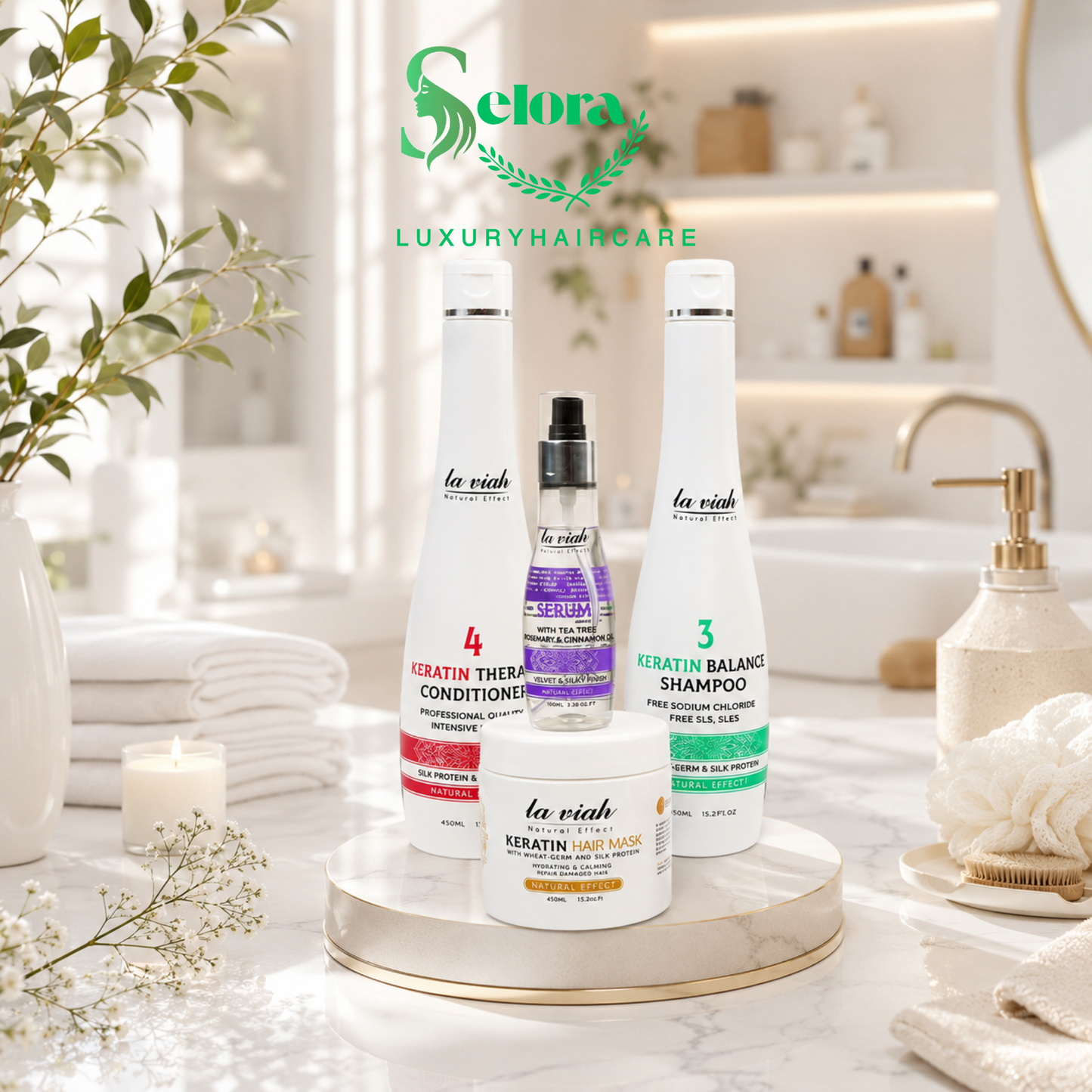مجموعة لاڤيه للعناية بالشعر | La Viah Complete Hair Care Collection